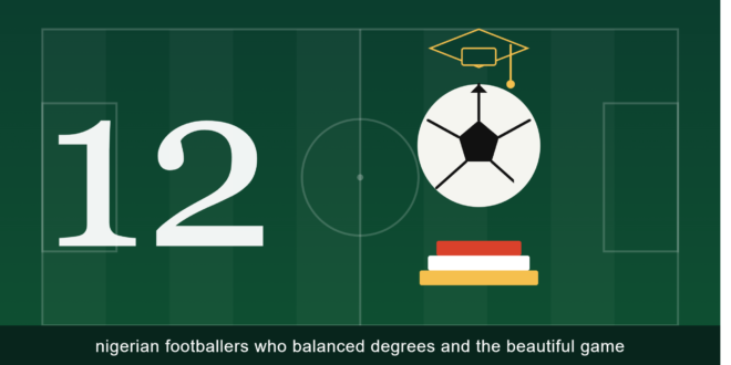 12 Nigerian footballers who balanced titles and football careers