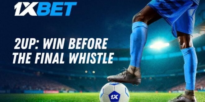1xBet 2up feature offers settlement option on selected winning bets