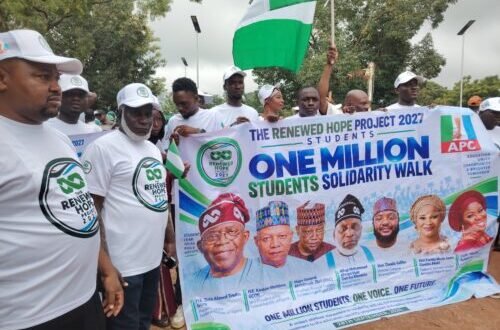 2027: Renewed Hope group mobilizes students in Abuja and aims for 12 million votes for Tinubu