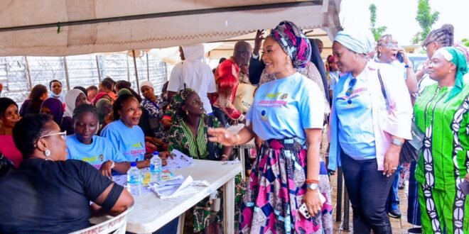 Amosun’s wife celebrates 15 years of saving lives with free cancer screenings and surgeries in Ogun