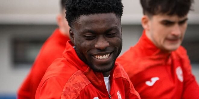 Chelle Scout, new left back of the Super Eagles who plays in the Czech Republic