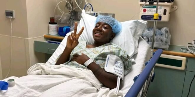 Deborah Abiodun undergoes successful surgery and begins road to recovery