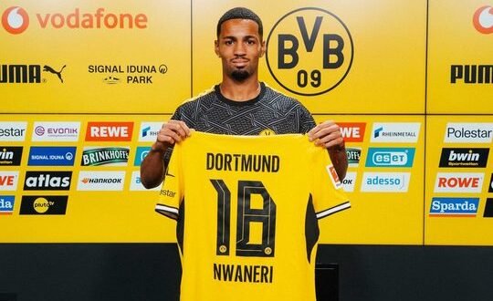 Ethan Nwaneri joins Borussia Dortmund on loan after chill at Arsenal