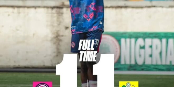 EuroMatch NPFL: Inter Lagos rescue point with late draw against Kano mainstays