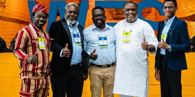 FCT FA President Adam Mohammed attends World Football Summit in Madrid