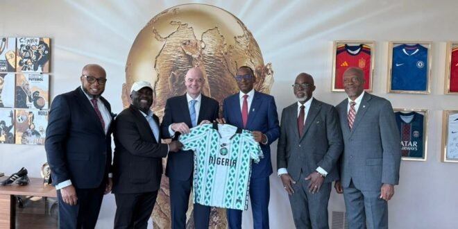 False: FIFA rejects threat letter regarding the dissolution of the NFF and meets with the NSC