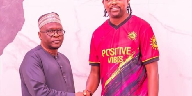 GOVERNOR FINTIRI APPOINTS KANU NWANKWO AS BRAND AMBASSADOR FOR ADAMAWA PEACE CUP 2026