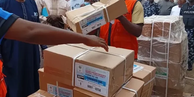 INEC transferred Gombe by-election materials to the LGA ahead of Saturday’s election