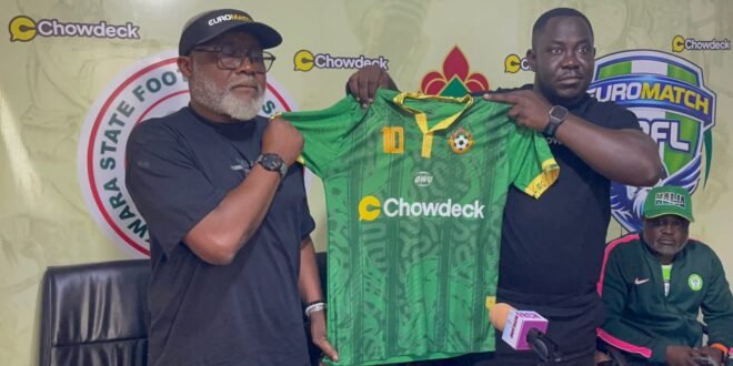 Kwara United signs one-year shirt sponsorship deal with Chowdeck