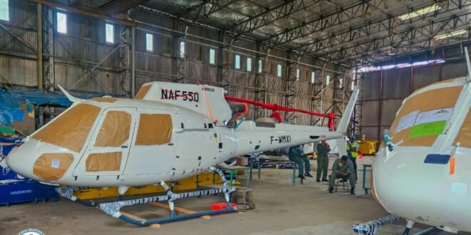 NAF receives 5 helicopters to strengthen fight against insecurity