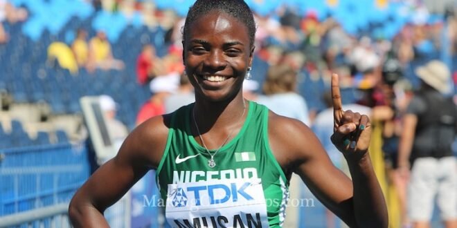 Nigeria’s Amusan, Ezekiel and Ajayi prepare for 2026 Diamond League final