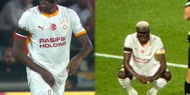 Osimhen scores again, feared out of Super Eagles games with injury