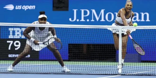 Serena and Venus Williams comeback to lose doubles at the US Open in a 3-set thriller