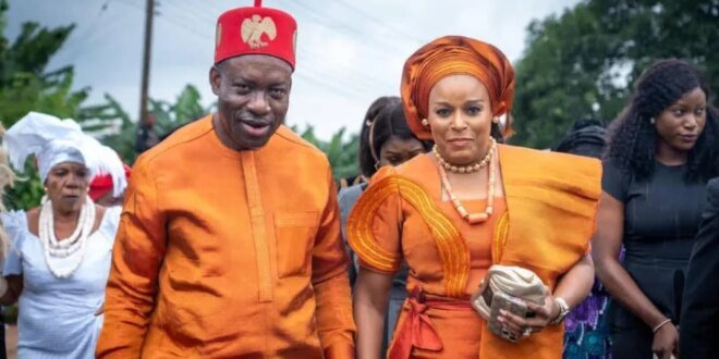 Soludo’s wife clarifies her godparent relationship with Peter Obi’s family