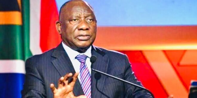 South African President Ramaphosa resigns