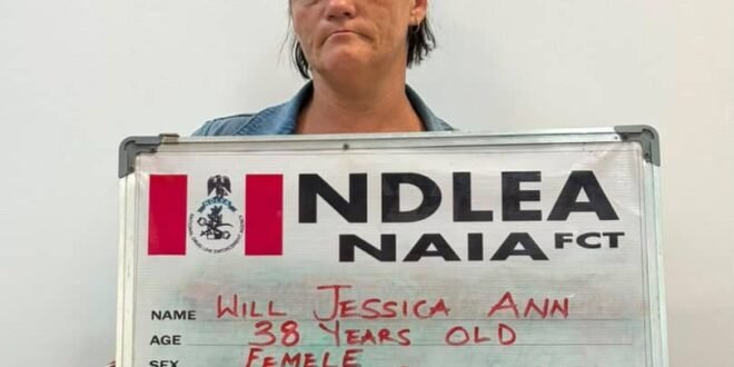 South African woman will spend 40 years in prison for importing 5.75kg of heroin into Nigeria