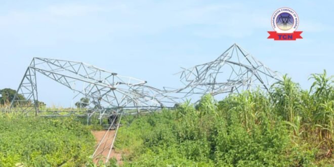 Storm takes down 330 kV Kainji-Birnin Kebbi transmission line as TCN declares force majeure