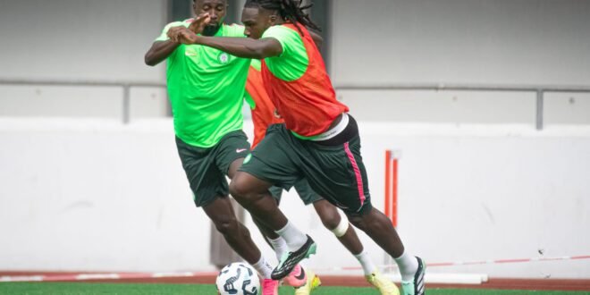 Super Eagles Return to Training Before Battle of Guinea-Bissau