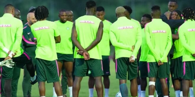 Super Eagles training: Ilenikhena thrills Chelle with her shooting skills