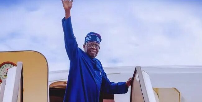 Tinubu completes working holiday in France, heads to Lagos for meetings ahead of 2027
