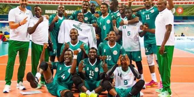 Volleyball: Nigeria seals its ticket to the quarterfinals of the 2026 Men’s African Nations Championship