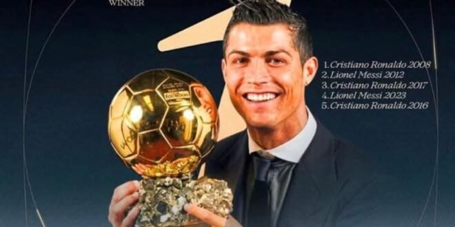 BOAT Award: Ronaldo’s 2008 Ballon d’Or beats Messi in all-time fans poll