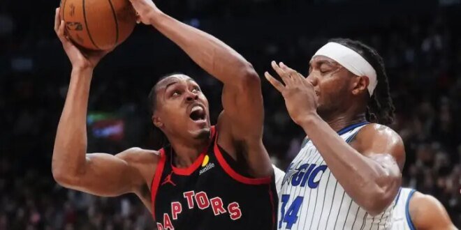 Barnes had a career-high 41 points in the Raptors’ loss