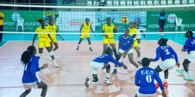 CGC Volleyball: Nigeria Police Record First Victory As Pillars Beat Correctional