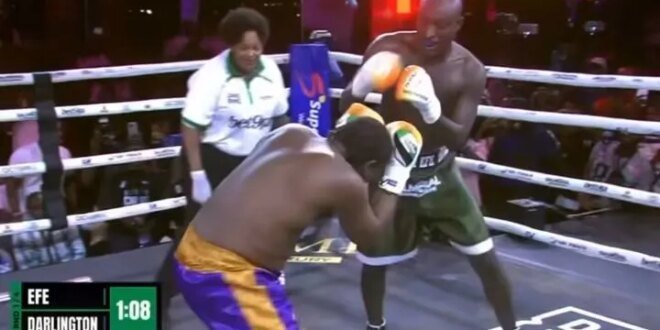 Carter Efe beats Speed ​​Darlington (Video)