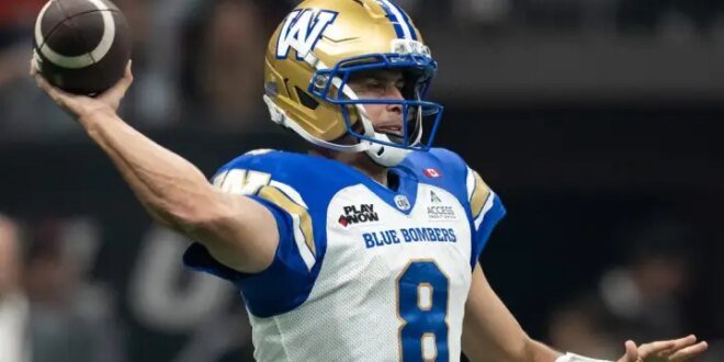 Collaros leaves Blue Bombers vs. Lions – Calgary