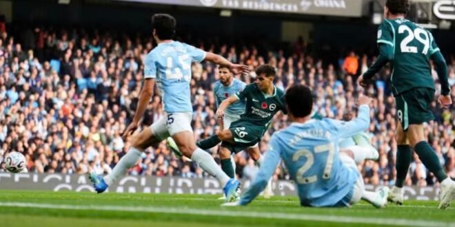 EPL: Manchester City suffer another defeat as Brighton win *Full results