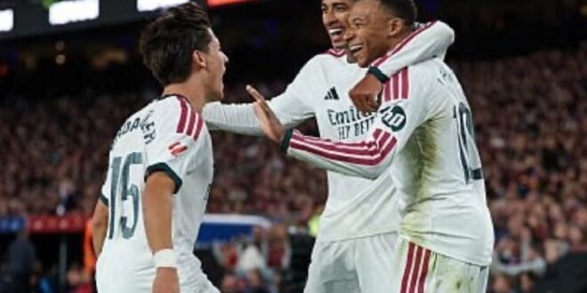 El Clásico: Mbappé scores a brace as Real Madrid beat Barcelona at Camp Nou