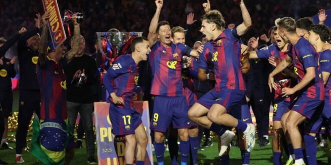 European football: Barcelona sets new record for perfect victories