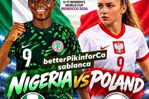 Flamingos coach Akeem Busari and star player Harmony Chidi catch FIFA’s attention ahead of Poland clash