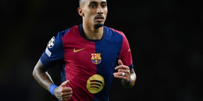 Flick admits frustration over Raphinha’s Brazil call-up