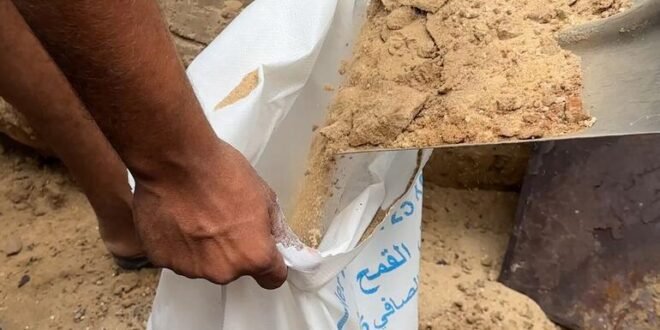 Flour sacks turn into flood barriers: Gaza again faces winter without safe shelter