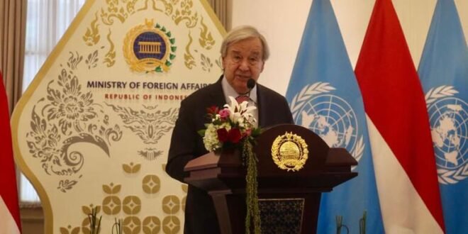 Guterres honors Indonesian troops who made ‘ultimate sacrifice’