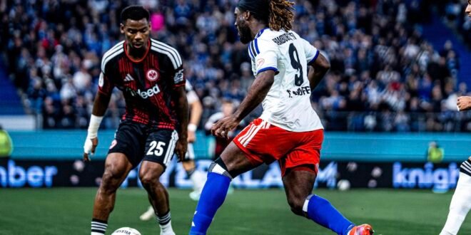 Hamburg suffers defeat at home against Frankfurt in the German Cup