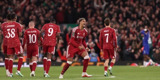 Liverpool beat Chelsea on penalties in the Carabao Cup