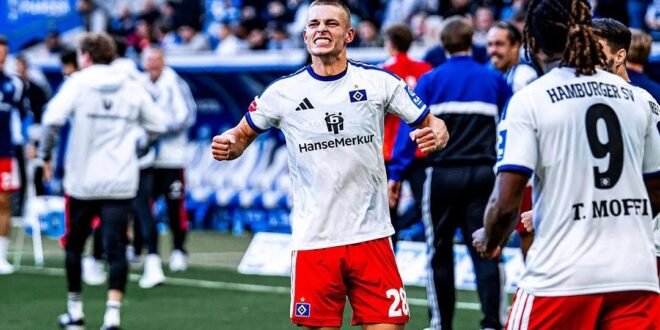 Moffi scores his first goal in the Bundesliga