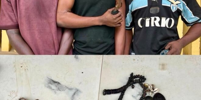 Police capture three suspected armed robbers and recover gun in Abia State