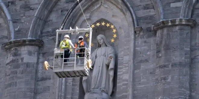 Scaffolding will be removed from the facade of Notre-Dame Basilica in Montreal – Montreal