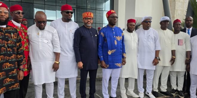 Soludo swears in 21 Anambra LG chairmen, charging them with service delivery