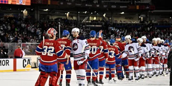 The Winnipeg Jets’ winless streak reaches 5 with another 1-goal loss in the Heritage Classic – Winnipeg