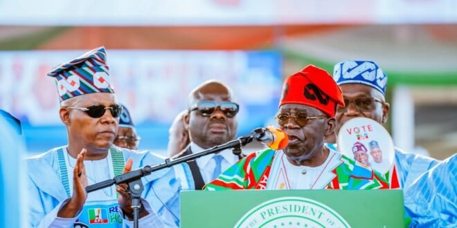 Tinubu said opponents created poverty, then used it to campaign against it