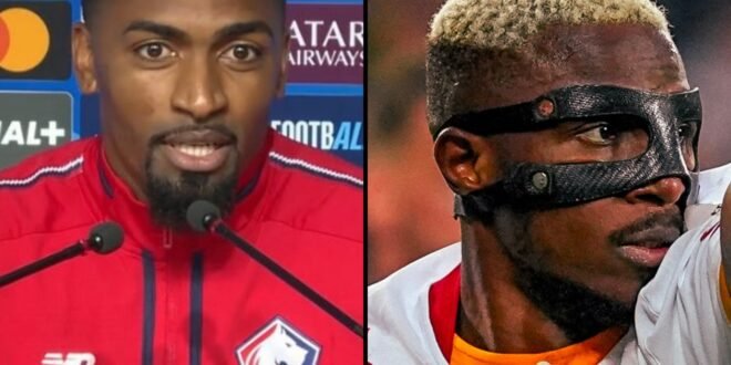 UCL: Lille defender Ribeiro vows to stop Osimhen