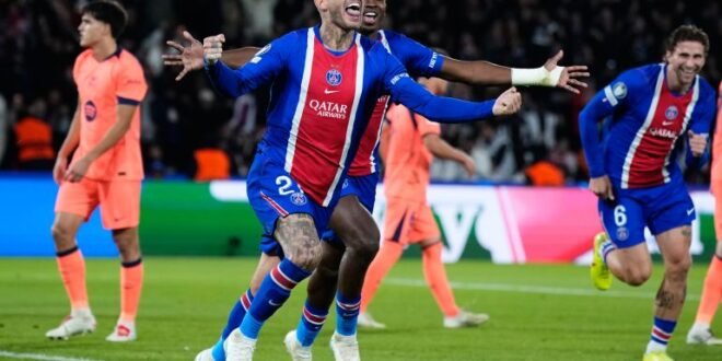 UCL: PSG thrash Barcelona as Liverpool pull off dramatic comeback against Villarreal