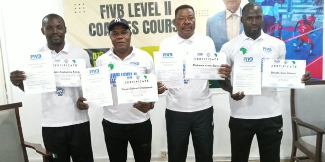 Volleyball: Elam and 3 others obtain FIVB Level II coaching certificates