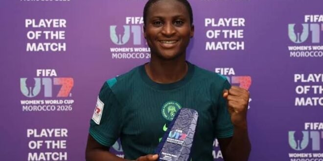 WWC U17 2026: Yusuf is named Player of the Match