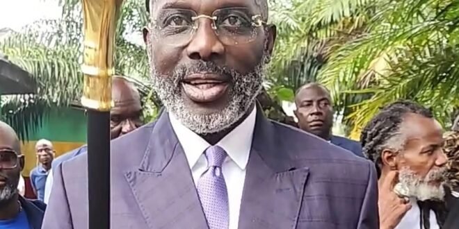 Weah Marks 60th With Vendor Support